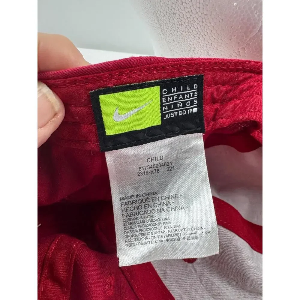 Nike red adjustable
